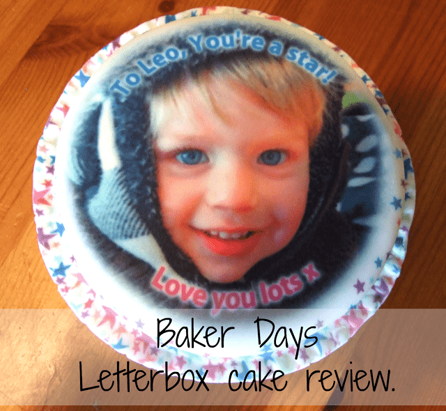 Baker Days letterbox cake review