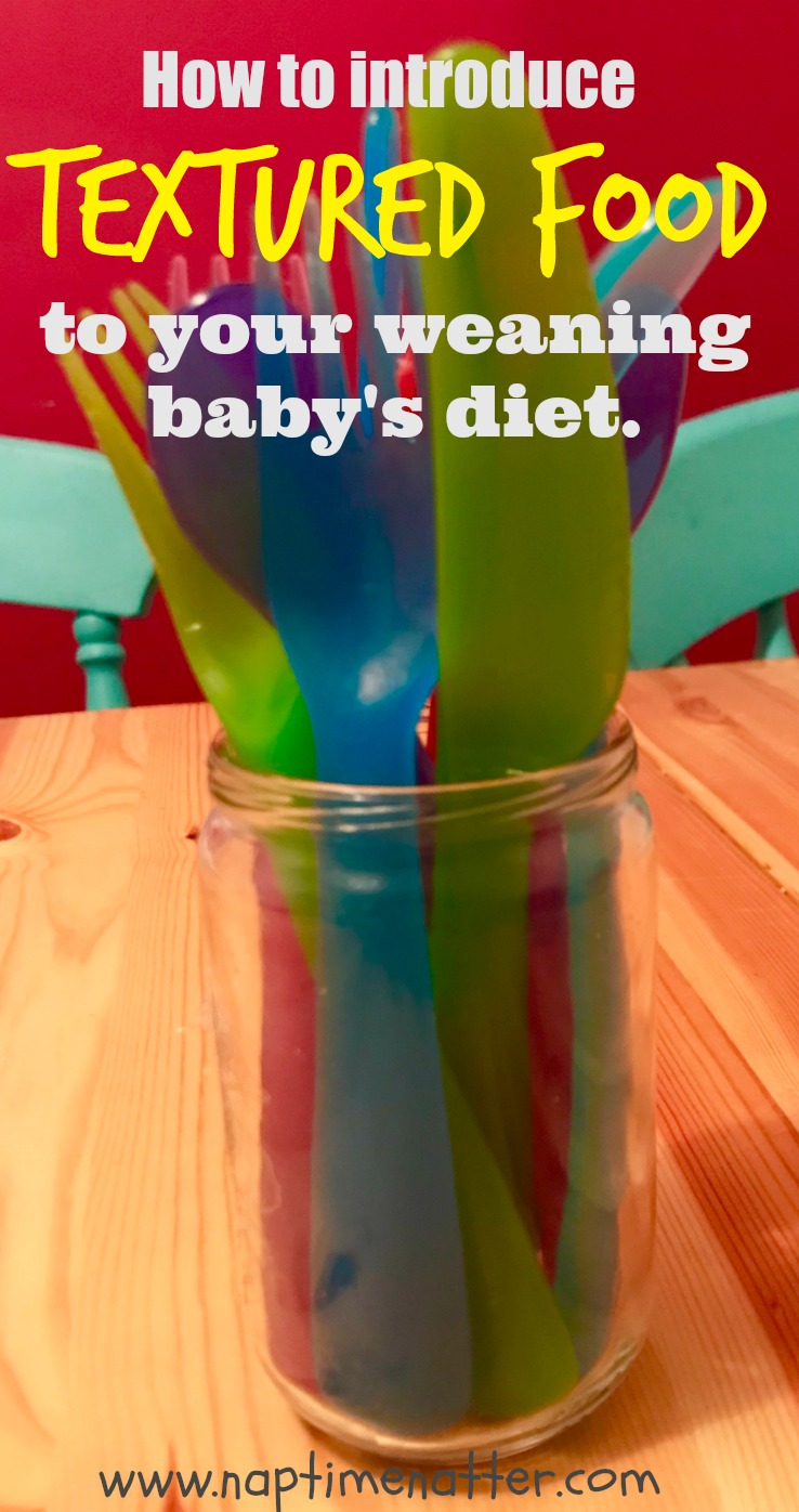 how to introduce textured food to your weaning baby's diet #weaning #babyfood