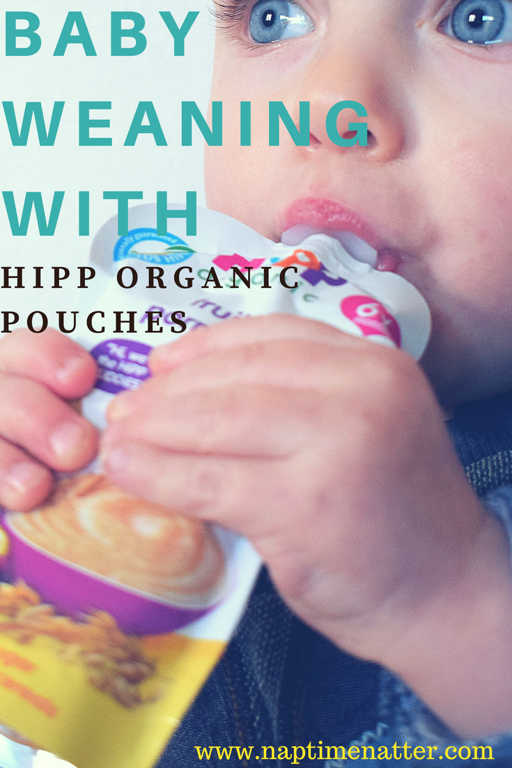 Weaning with Hipp organic pouches