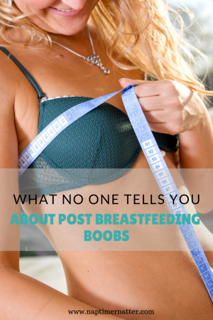 post breastfeeding boobs